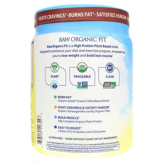 Raw Organic Fit High Protein for Weight Loss, GOL